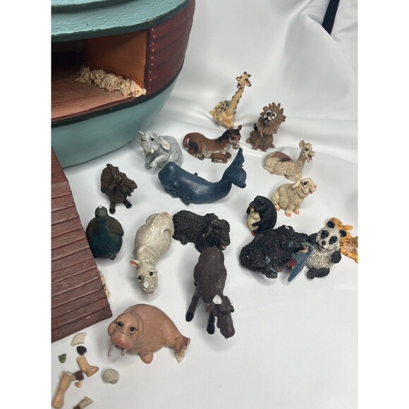 Holy Herd Pete Aspit Noahs Ark/ Animal Sets/Ark/Noah Family/base As Is See Photo - Picture 6 of 9